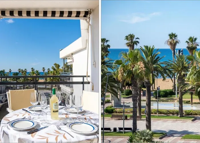 Vista Al Mar Con Parking - 4 Ambientes * Salou